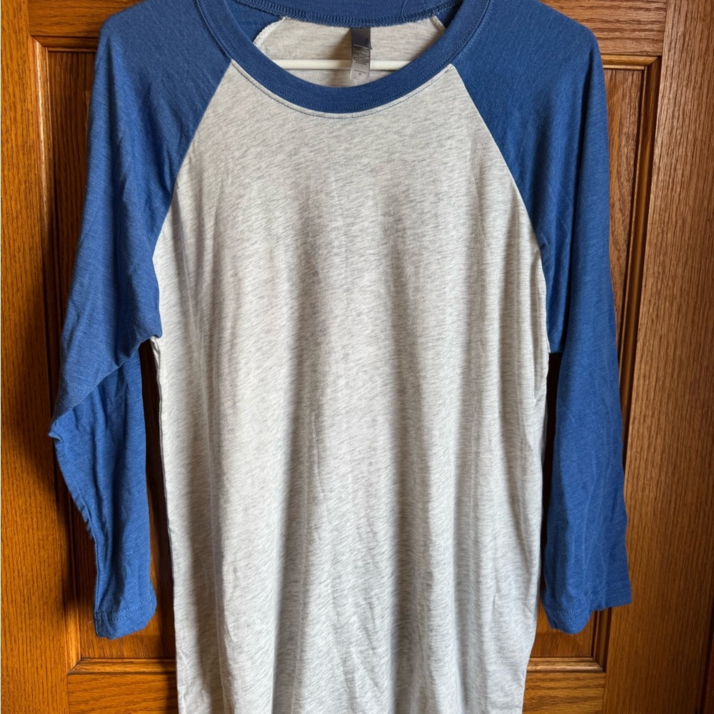 Blue and Gray Men’s Jersey Shirt